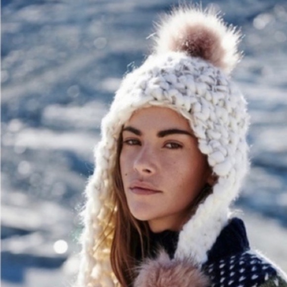 Free People snow castle pom hat